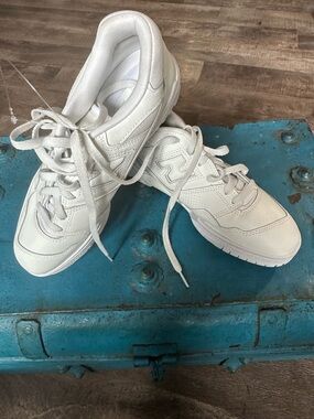 New Balance White Athletic Sneakers